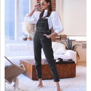 Second Skin Overalls x WeWoreWhat in Vintage Black